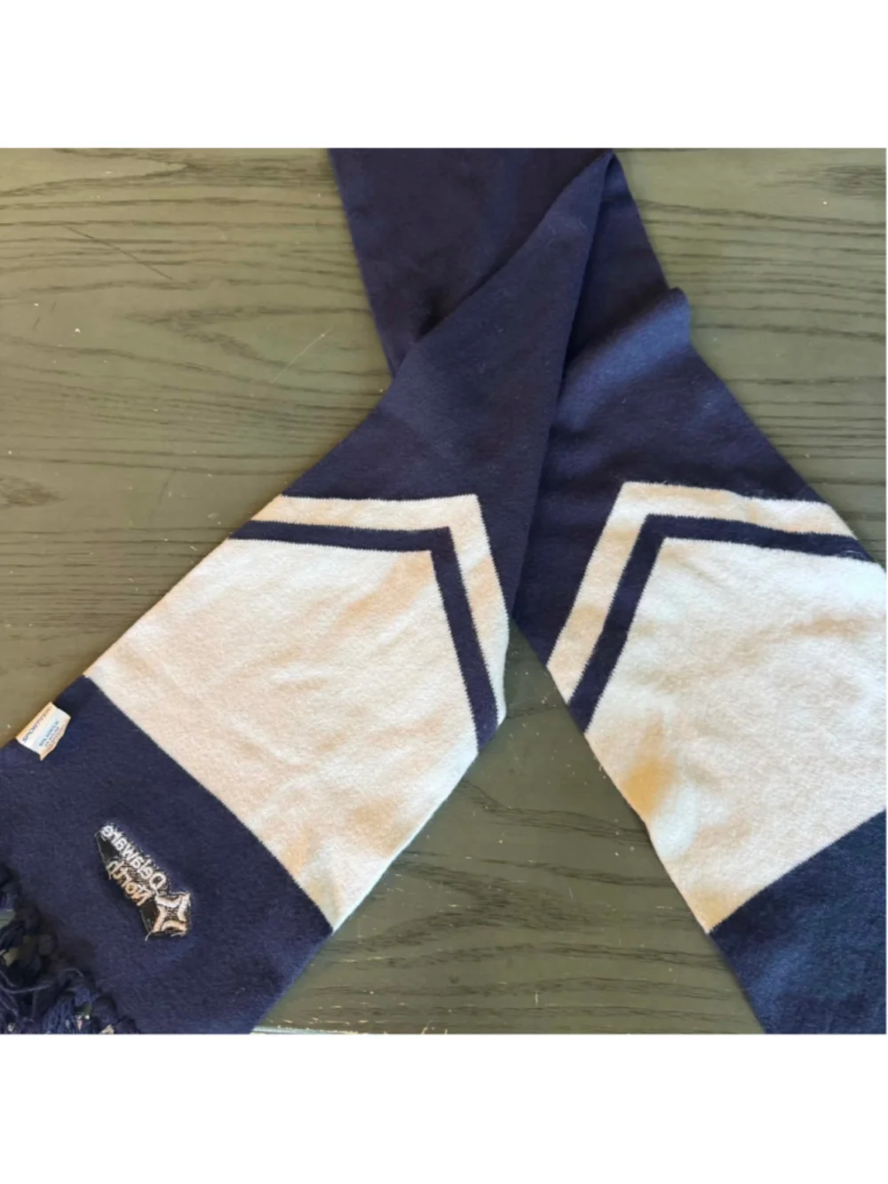 Men's Sport-Tek Delaware North Scarf One Size Navy White